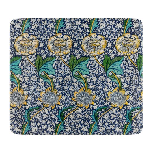 Kennet Pattern （William Morris著） カッティングボード (正面)