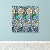 Kennet Pattern （William Morris著） キャンバスプリント (インサイチュ (ウッドフロア))