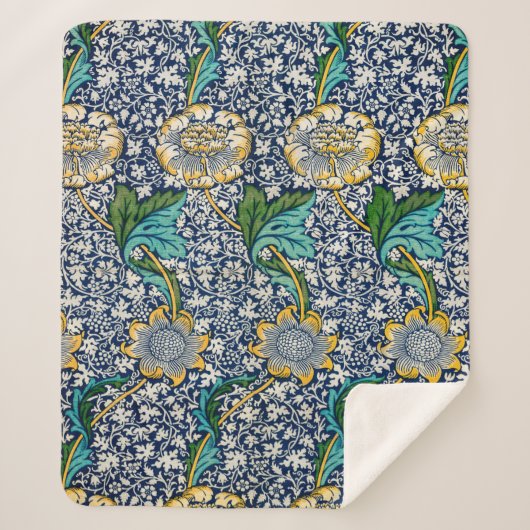 Kennet Pattern （William Morris著） シェルパブランケット (正面)