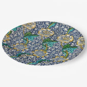 Kennet Pattern (William Morris著) ペーパープレート (アングル)