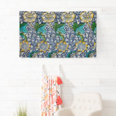 Kennet Pattern （William Morris著） 横断幕 (インサイチュ)