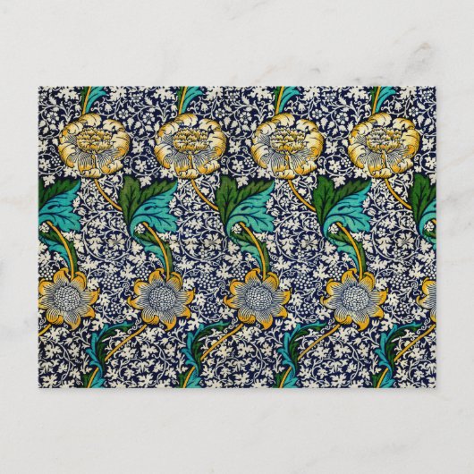 Kennet、William Morrisによるパターン(バージョン2) ポストカード (正面)