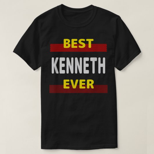 Kenneth Ever最高の Friends Name Buddy Nickname Pers Tシャツ (デザイン正面)