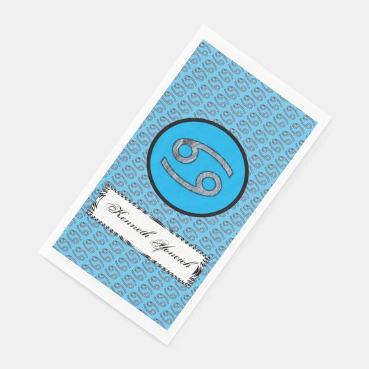 Kenneth Yoncichによるがん〔占星術の〕十二宮図のシンボル要素 (コーナー)