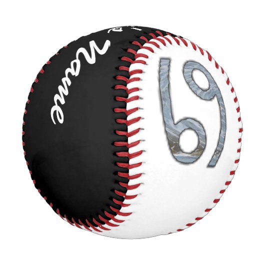 Kenneth Yoncichによるがん〔占星術の〕十二宮図のシンボル要素 野球ボール (アングル)