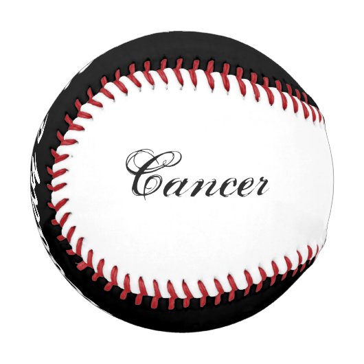 Kenneth Yoncichによるがん〔占星術の〕十二宮図のシンボル要素 野球ボール (正面左)