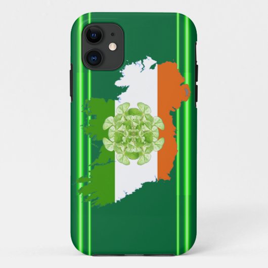 Kenneth Yoncichによるアイルランドのシャムロックスピン Case-Mate iPhoneケース (裏面)