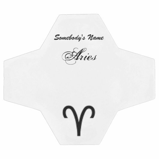 Kenneth Yoncichによるアリー〔占星術の〕十二宮図シンボル標準 サッカーボール (フラット)