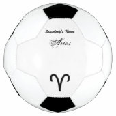 Kenneth Yoncichによるアリー〔占星術の〕十二宮図シンボル標準 サッカーボール (正面)