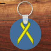 Kenneth Yoncichによるイエロースタンダードリボン キーホルダー (正面)