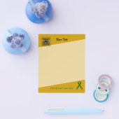 Kenneth Yoncichによるエメラルドグリーンスタンダードリボン チラシ (シングル)