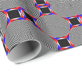 Kenneth Yoncichによるオフセット白黒の放射線 ラッピングペーパー (ロールコーナー)