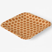 Kenneth Yoncichによるオレンジフラワーリボン ペーパープレート (傾斜あり)