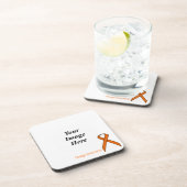 Kenneth Yoncichによるオレンジ標準リボン コースター (右側)