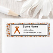 Kenneth Yoncichによるオレンジ標準リボン ラベル (インサイチュ)