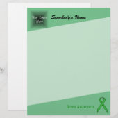 Kenneth Yoncichによるグリーンスタンダードリボン (正面/裏面)