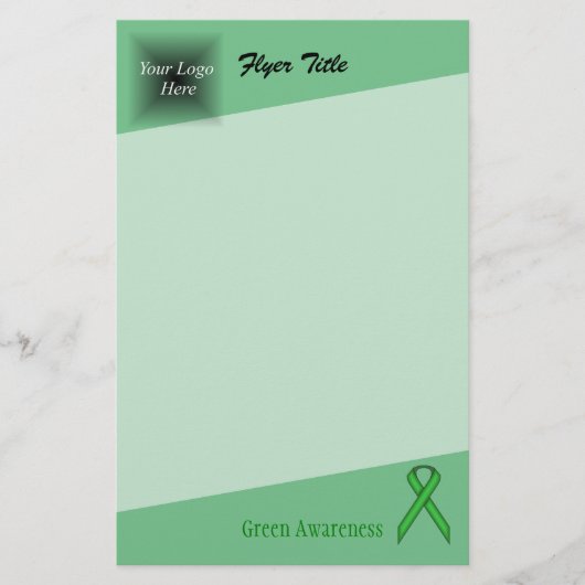 Kenneth Yoncichによるグリーンスタンダードリボン チラシ (正面)