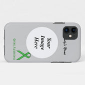 Kenneth Yoncichによるグリーンスタンダードリボン Case-Mate iPhoneケース (裏面(横))