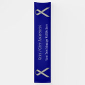 Kenneth Yoncichによるグレースタンダードリボン 横断幕 (縦)