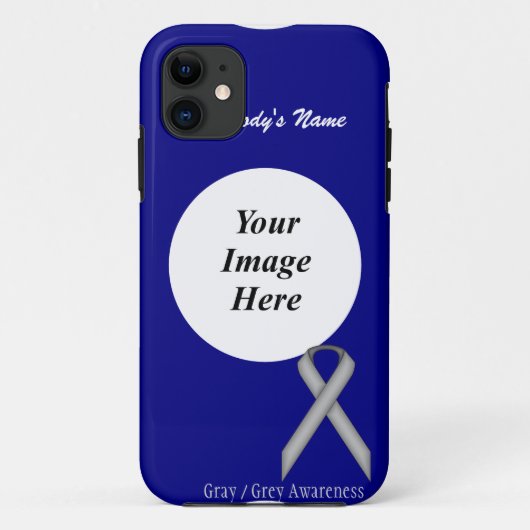 Kenneth Yoncichによるグレー/グレー標準リボン Case-Mate iPhoneケース (裏面)