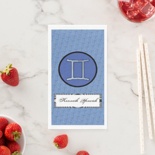 Kenneth Yoncichによるジェミニ〔占星術の〕十二宮図シンボル要素 (インサイチュ)