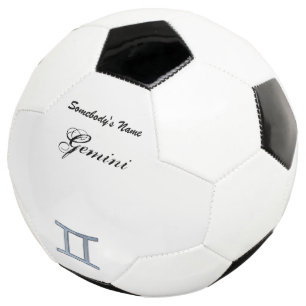 Kenneth Yoncichによるジェミニ〔占星術の〕十二宮図シンボル要素 サッカーボール