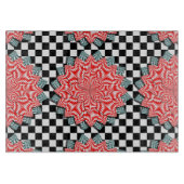 Kenneth Yoncichによるデジタルフラワー カッティングボード (正面)