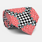 Kenneth Yoncichによるデジタルフラワー ネクタイ (ロール)