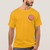 Kenneth Yoncichによるデジタルフラワー Tシャツ (正面)