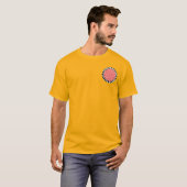 Kenneth Yoncichによるデジタルフラワー Tシャツ (正面フル)