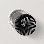 Kenneth Yoncichによるデジ市松模様にタル陰陽 缶バッジ (正面&裏面)