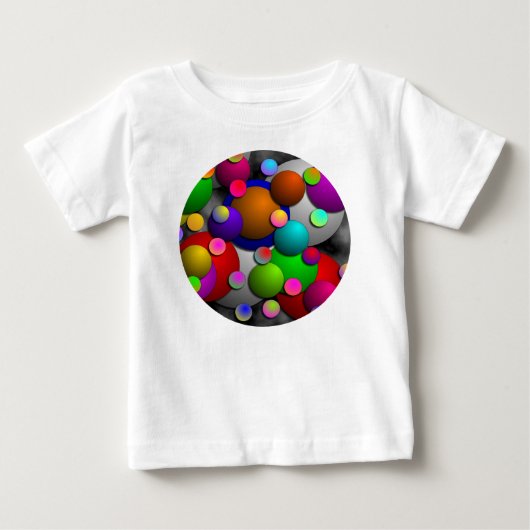 Kenneth Yoncichによるバブル ベビーTシャツ (正面)