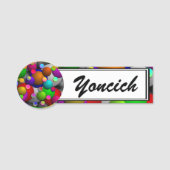 Kenneth Yoncichによるバブル 名札 (正面)