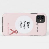 Kenneth Yoncichによるピンクの標準リボン Case-Mate iPhoneケース (裏面(横))