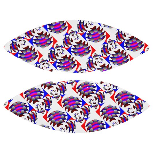 Kenneth Yoncichによるフィボナッチ「フィッシュ」 アメリカンフットボール (パネル)