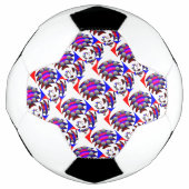 Kenneth Yoncichによるフィボナッチ「フィッシュ」 サッカーボール (正面)