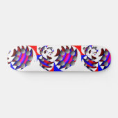 Kenneth Yoncichによるフィボナッチ「フィッシュ」 スケートボード (横)