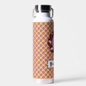 Kenneth Yoncichによるブルゴーニュアイボリーディスク・リボン ウォーターボトル (正面)