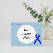 Kenneth Yoncichによるブルースタンダードリボンテンプレート ポストカード (スタンド正面)