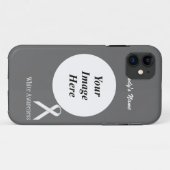 Kenneth Yoncichによるホワイトスタンダードリボン Case-Mate iPhoneケース (裏面(横))