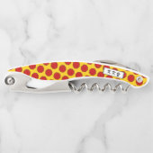 Kenneth Yoncichによるレッドフラワーリボン ソムリエナイフ (正面)