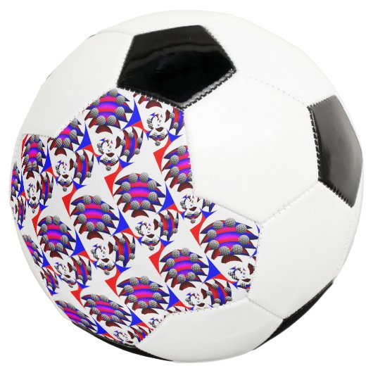 Kenneth Yoncichによる市松模様にフィボナッチ「フィッシュ」 サッカーボール (3/4)