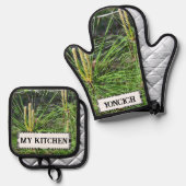 Kenneth Yoncichによる松針 鍋つかみ&鍋敷きセット (正面/裏面)