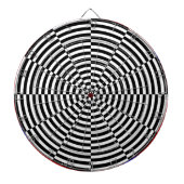 Kenneth Yoncichによる白黒の放射線 ダーツボード (正面)