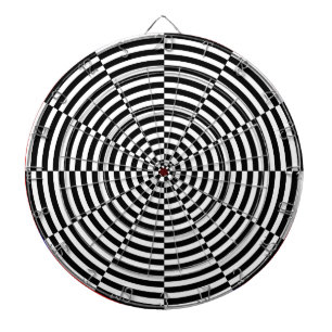 Kenneth Yoncichによる白黒の放射線 ダーツボード