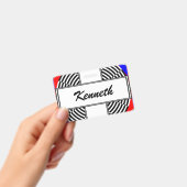 Kenneth Yoncichによる白黒の放射線 バッジ (Handheld)