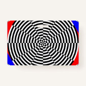 Kenneth Yoncichによる白黒の放射線 バッジ (裏面)