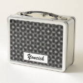 Kenneth Yoncichによる白黒キューブライフ メタルランチボックス (裏面)