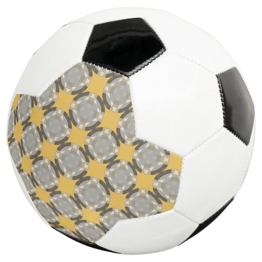 Kenneth Yoncichによる色あせた円グリッド サッカーボール (3/4)