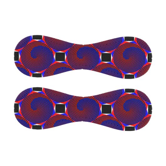 Kenneth Yoncichによる赤と青のスパイラル 野球ボール (パネル)